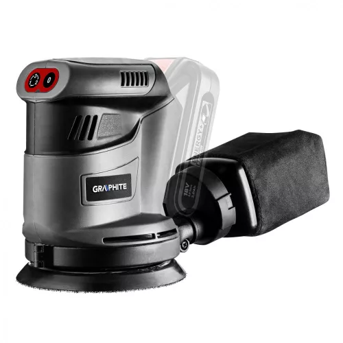 GRAPHITE Polizor excentric cu acumulator Energy+, 18V, 125mm, fără acumulator! (58G014)