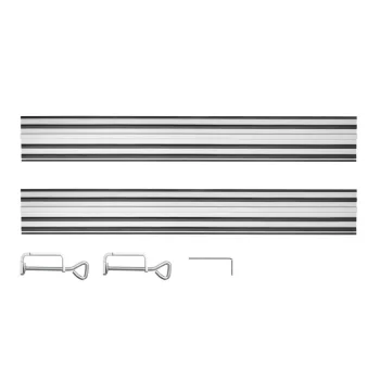   GRAPHITE Ghidaj pentru fierăstrău circular Energy+ 2 x 700 mm, cu conector, 2 cleme (58G023-732)