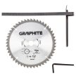 GRAPHITE Fierăstrău circular 1200W, 185mm, adâncimea de tăiere: 65/43mm, accesorii: ghid paralel, disc de tăiere de rezervă, valiză (58G488)