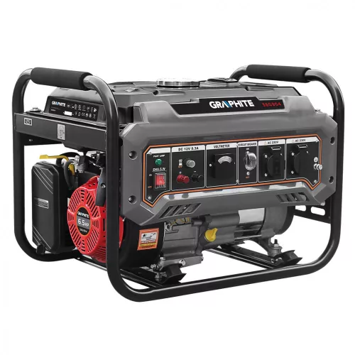 GRAPHITE Generator, 2-2.2KW, motor pe benzină în 4 timpi (58G904)