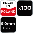 NEO Distanțiere în cruce pentru rosturi - 5.0mm, 100 buc (61-112)