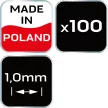 NEO Distanțiere cu rigidizare circulară 1.0mm, 100 buc (61-113)