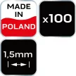 NEO Distanțiere cu rigidizare circulară 1.5mm, 100 buc (61-114)
