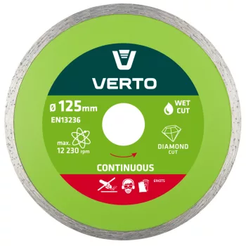 VERTO Disc diamantat 125MM PENTRU APĂ (61H3T5)
