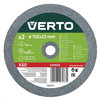 VERTO Disc de polizat 150MM 2 buc. (61H605)