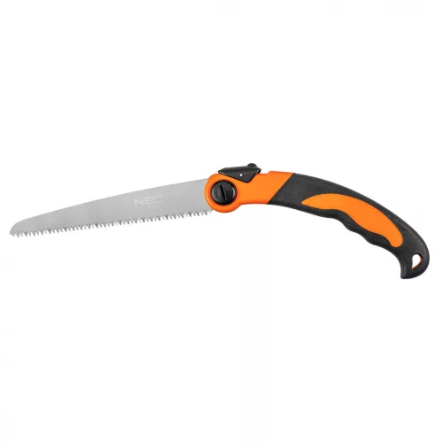 NEO Ferăstrău de supraviețuire, 21 cm, pliat, Grosime lamă 0,85mm, 66HRC, structură cu 3 rânduri de dinți (63-120)