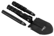 NEO Lopată multifuncțională de supraviețuire pentru camping, 63cm, lopată, fierăstrău, ciocan, deschizător de sticle, piatră de foc, cuțit, spart sticlă, fluier (63-122)