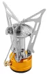 NEO Arzător pe gaz de camping, conform EN417, 123x80mm, diametru maxim al vasului 200mm, greutate 103g, putere 3000W, oțel inoxidabil (63-128)