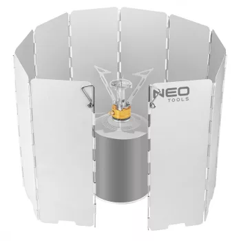   NEO Ecran de protecție împotriva vântului pentru arzătorul de gaz de camping, 840x240mm (63-142)