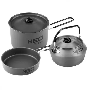   NEO Set de vase de camping 3 piese pentru călătorii (63-145)