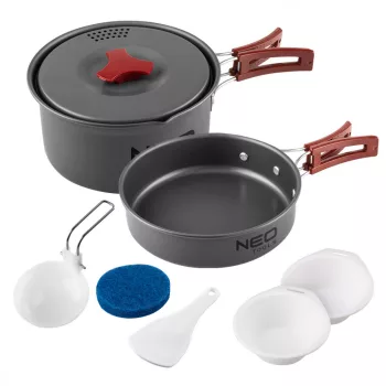   NEO Set de vase de camping 7 piese pentru călătorii (63-146)