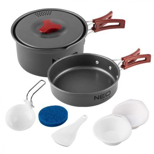 NEO Set de vase de camping 7 piese pentru călătorii (63-146)