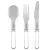 NEO Set de tacâmuri de camping 3 piese (63-148)
