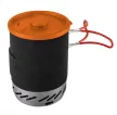 NEO Set de gătit camping 3 în 1: vas din aluminiu, arzător pe gaz, farfurie din plastic (63-151)
