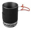 NEO Set de gătit camping 3 în 1: vas din aluminiu, arzător pe gaz, farfurie din plastic (63-151)