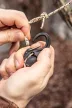 NEO Set de întindere a corzii cu arc și carabinieră + corzi paracord (3,5mmx1,5m), 3 bucăți (63-155)