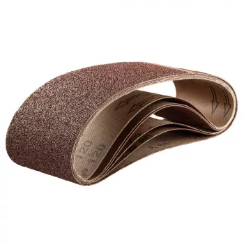   VERTO Set de Șlefuitor cu Bandă, 75x533mm, K60, K80x2, K100x2, K120, 6 bucăți (63H656)