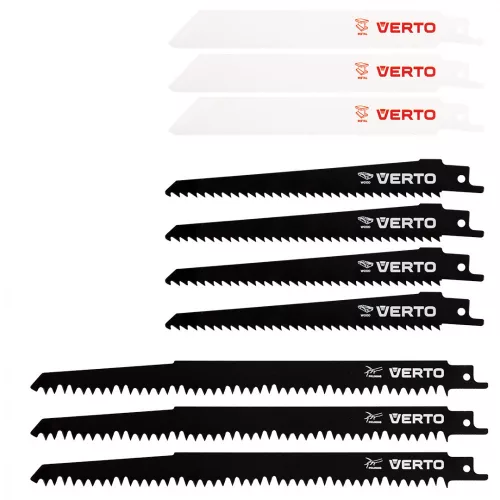 VERTO Set lame ferăstrău pentru nas, HCS/BIM, set 10buc. (64H131)