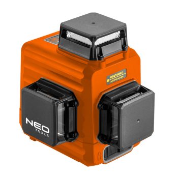   NEO Nivelator laser, 360 grade, 3D, auto-aliniere, 15m, valiză, țintă, suport magnetic, cu acumulator (75-104)