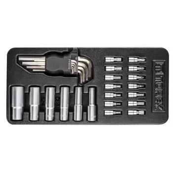   TOPEX Set unelte 29buc., cu tavă pentru caruciorul de atelier (79R515)