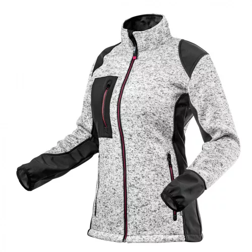 NEO Jachetă de lucru femei, tricotată, cu inserturi softshell, XXL (80-555-XXL)