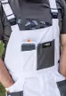 NEO Pantalon de muncă salopetă, alb, XL/56 (81-140-XL)