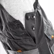 NEO Pantalon de muncă salopetă, L/52, 65% poliester, 35% bumbac, 267g/m², cu buzunar pentru protecție genunchi, reflectorizant (81-240-L)