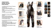 NEO Pantalon de muncă salopetă, S/48, 65% poliester, 35% bumbac, 267g/m², cu buzunar pentru protecție genunchi, reflectorizant (81-240-S)