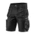 NEO Șort de muncă din denim, negru, XL (81-273-XL)