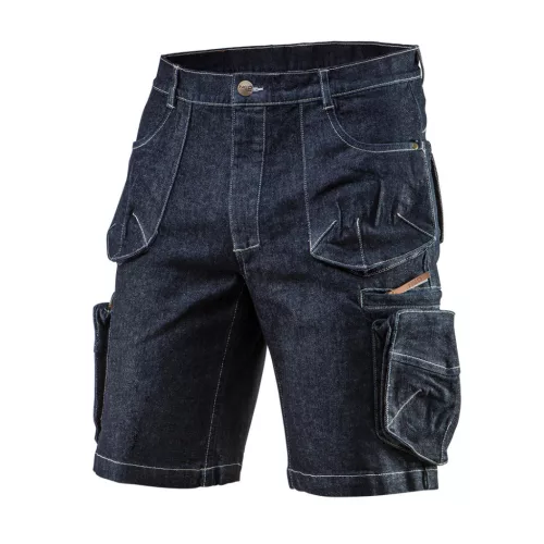 NEO Șort de muncă din denim, 98% bumbac, M (81-279-M)