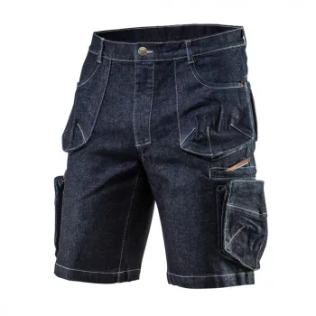NEO Șort de muncă din denim, 98% bumbac, XXL (81-279-XXL)