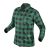 NEO Cămașă din flanel, verde-negru, 100% bumbac, S (81-546-S)