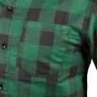 NEO Cămașă din flanel, verde-negru, 100% bumbac, S (81-546-S)