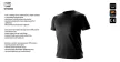 NEO Tricou, negru, 100% bumbac, XL (81-610-XL)