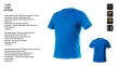 NEO Tricou HD+, albastru, 100% bumbac, L (81-615-L)