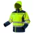 NEO Jachetă de lucru vizibilă, softshell, cu glugă, galbenă, XL (81-700-XL)