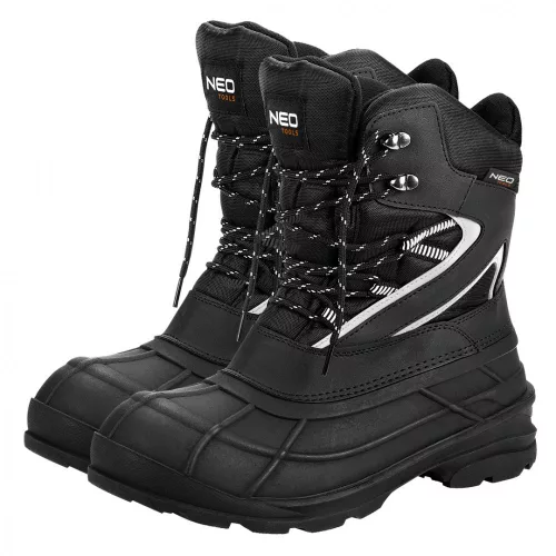 NEO Bocanci de zăpadă, cu șireturi, cu inserții reflectorizante, 44 (82-139-44)