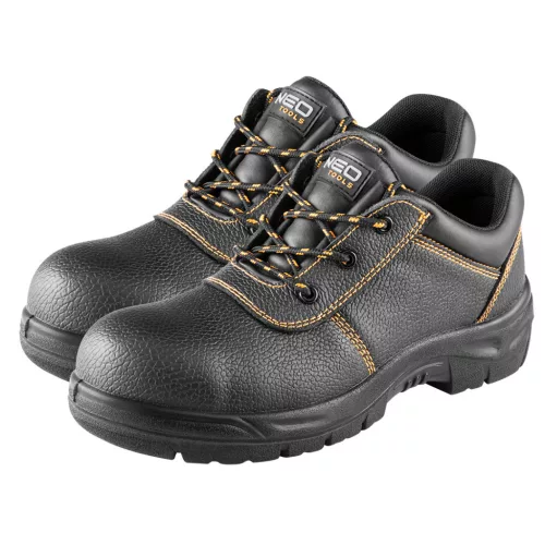 NEO Pantofi de lucru, din piele, S1 SRC, cu protecție metalică la vârf, 43 (82-160-43)