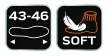 NEO Șosete de lucru, scurte, 70% bumbac, 30% poliester, călcâi întărit, respirabile, 43–45 (82-356)