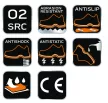 NEO Pantofi de lucru O2 SRC, din piele, 45, CE (82-760-45)