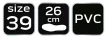 NEO Cizme de cauciuc, PVC, generale, talpă antiderapantă, 39 (82-902-39)