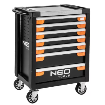   NEO Carucior pentru atelier premium cu 7 sertare, 810x465x980mm, carucior pentru unelte (84-220)
