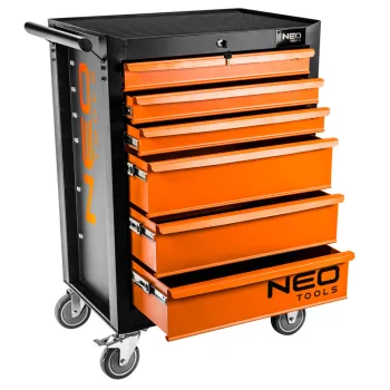   NEO Carucior pentru atelier cu 6 sertare, 680x460x1030mm, carucior pentru unelte (84-221)