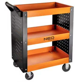   NEO Carucior de atelier deschis, 3 rafturi, 630x390x830mm, capacitate: 120kg, carucior pentru unelte (84-229)
