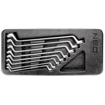   NEO Set chei cu stea reglabile 8buc., 6-22mm, cu tavă pentru caruciorul de atelier (84-233)