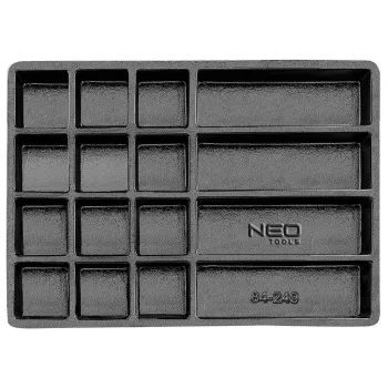   NEO Tava de carucior pentru atelier cu compartimente de depozitare, dimensiunea completă a sertarului, 550x386mm (84-249)