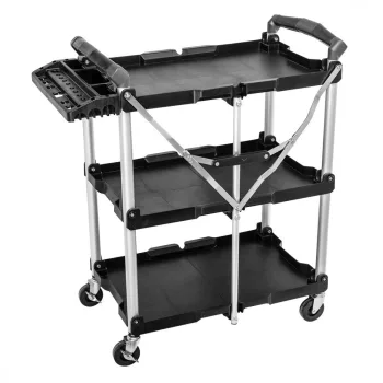   NEO Carucior de atelier pliat, deschis, 83,5 x 66 x 42cm, capacitate 75kg, carucior pentru unelte (84-404)