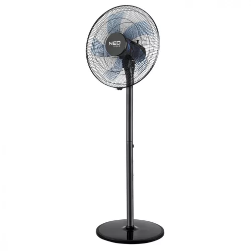 NEO Ventilator de podea 50W, diametru 40cm, 3 viteze, oscilant, înălțime reglabilă 2in1 (90-001)