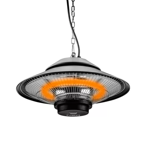 NEO Radiator infraroșu halogen de tavan 1500W, IP44, telecomandă, până la 9m2, pentru interior și exterior (90-034)