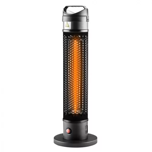 NEO Radiator halogen infraroșu 1000W, IP44, pentru interior și exterior, protecție împotriva răsturnării, maner, pentru 3m2 (90-035)